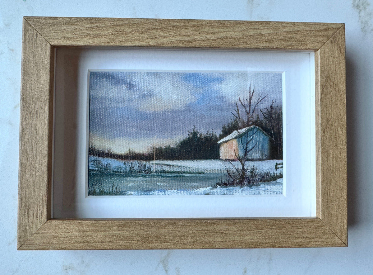 Winter Barn